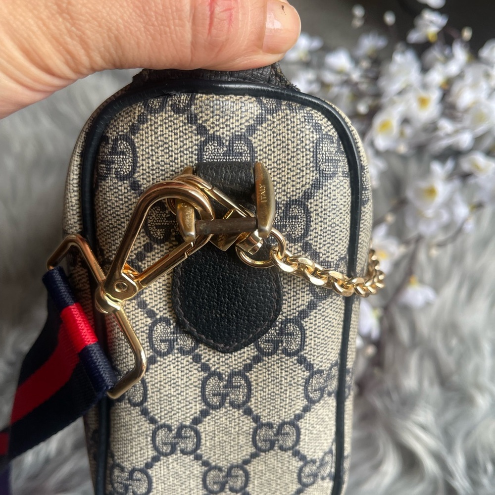 Authentic vintage Gucci web sherry line crossbody bag 89.02.017 (NW413) - Picture 4 of 16
